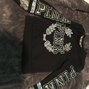 Love pink bling sweat suit